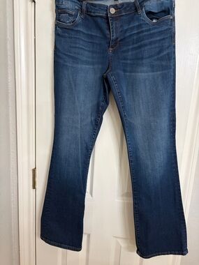Kut from the Kloth Dark Blue Flare Jeans